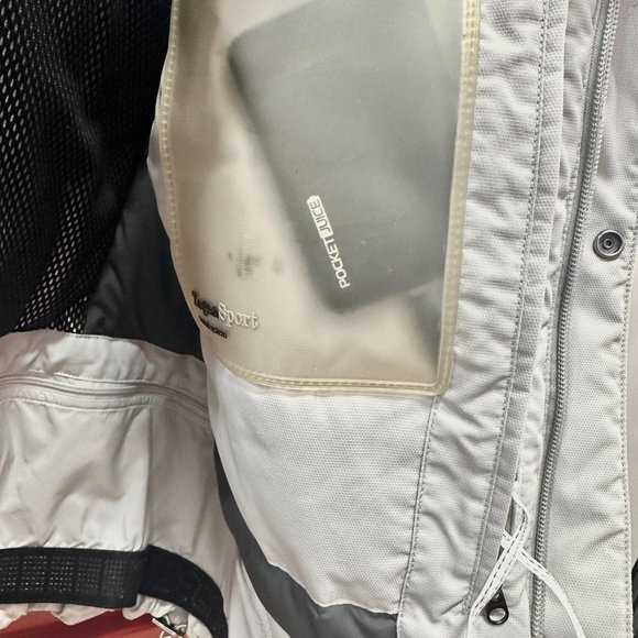 Zegna Winter Ski Jacket w/ Solar Panel Collar Charging Portable Battery Charger - Picture 11 of 11